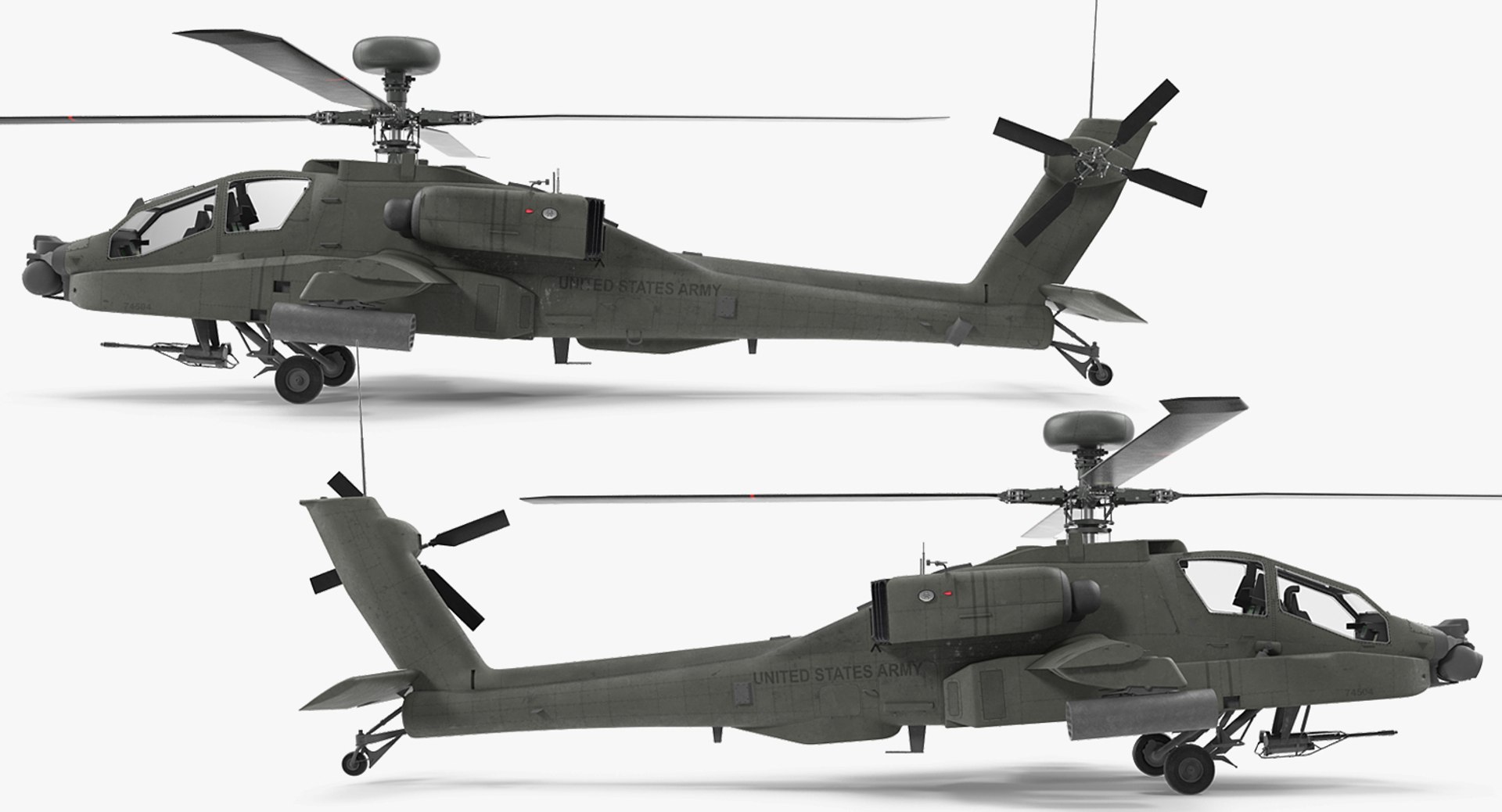 3d ah-64d apache longbow