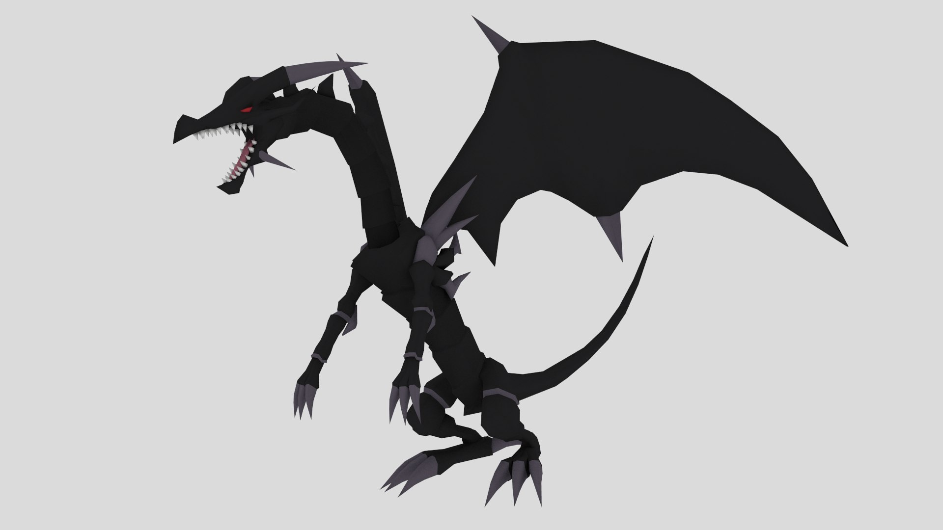 Red Eyes B Dragon Yugioh 3D Model TurboSquid 1849975