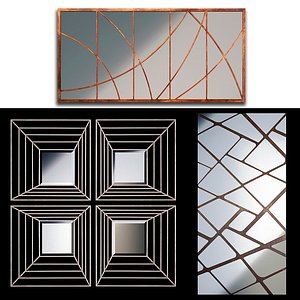 mirrors set 05 3D model