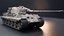 Tanque alemán Panzer VI Tiger II modelo 3d