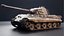Tanque alemán Panzer VI Tiger II modelo 3d