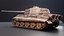 Tanque alemán Panzer VI Tiger II modelo 3d