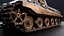 Tanque alemán Panzer VI Tiger II modelo 3d