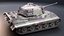 Tanque alemán Panzer VI Tiger II modelo 3d