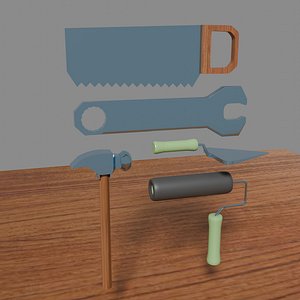3D Construction or repair tools model