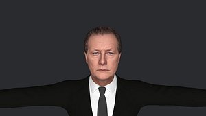 3D Robert Patrick  Hyper Realistic Full Body Fully Rigged 3D Character