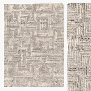 NAVI HAND-KNOTTED SILK and LINEN RUG