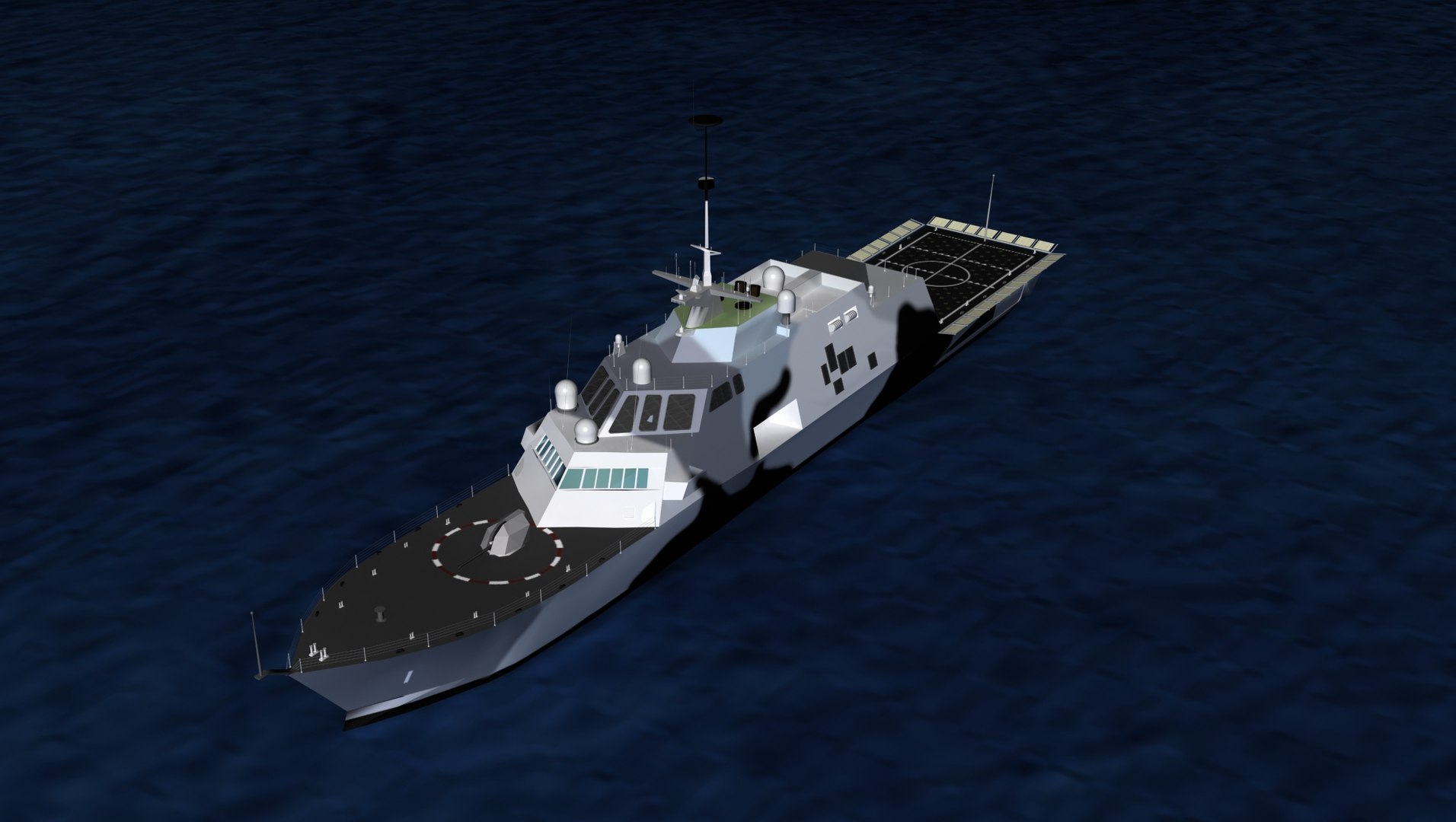 3D Freedom Class Blk 1 LCS-1 USS Freedom Model - TurboSquid 1920039