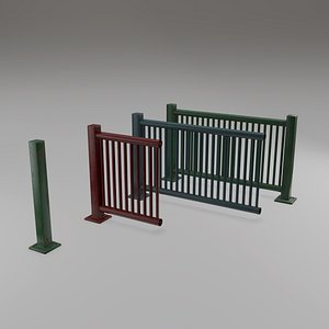 Harbor Railing - Game ready