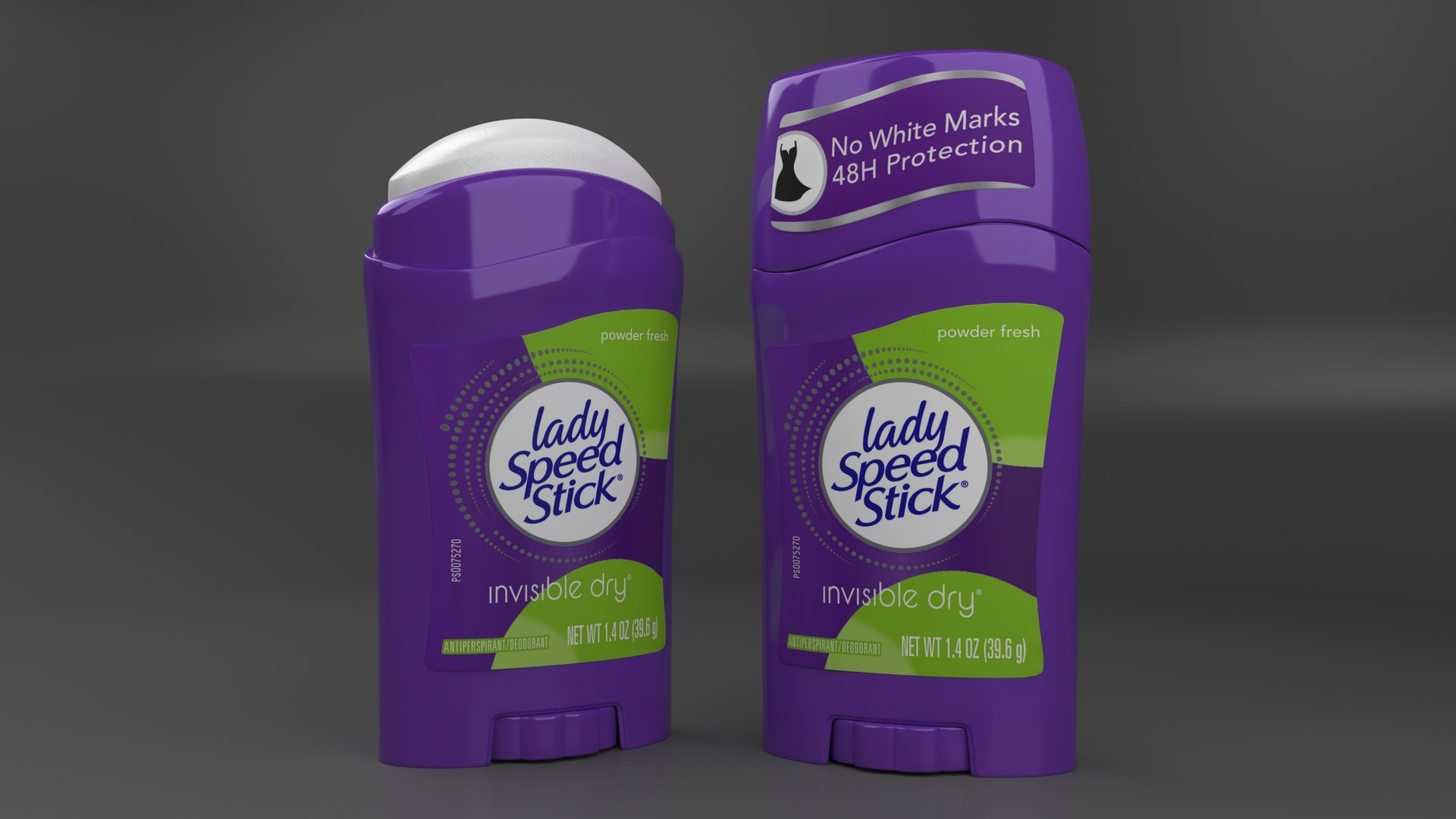 Lady Speed Stick Deodorant - Powder Fresh 3D https://p.turbosquid.com/ts-thumb/M0/LBRSCJ/K1/lss_powder_freshpreview01/jpg/1735567761/1920x1080/fit_q87/01f89ebb96e1d2bcec7260a2dc851c805232cbc0/lss_powder_freshpreview01.jpg