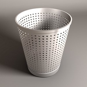 3d model garbage bin
