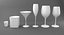 set shot glass 3D
