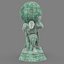 Corroded Hercules Holding Globe