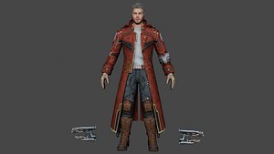 Starlord Low-poly