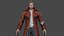 3D model Starlord Low-poly