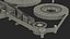 Old Audio Cassette with Unwound Film model