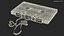 Old Audio Cassette with Unwound Film model