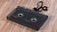 Old Audio Cassette with Unwound Film model
