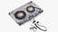 Old Audio Cassette with Unwound Film model