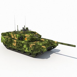 China ZTZ-99A MBT 3D