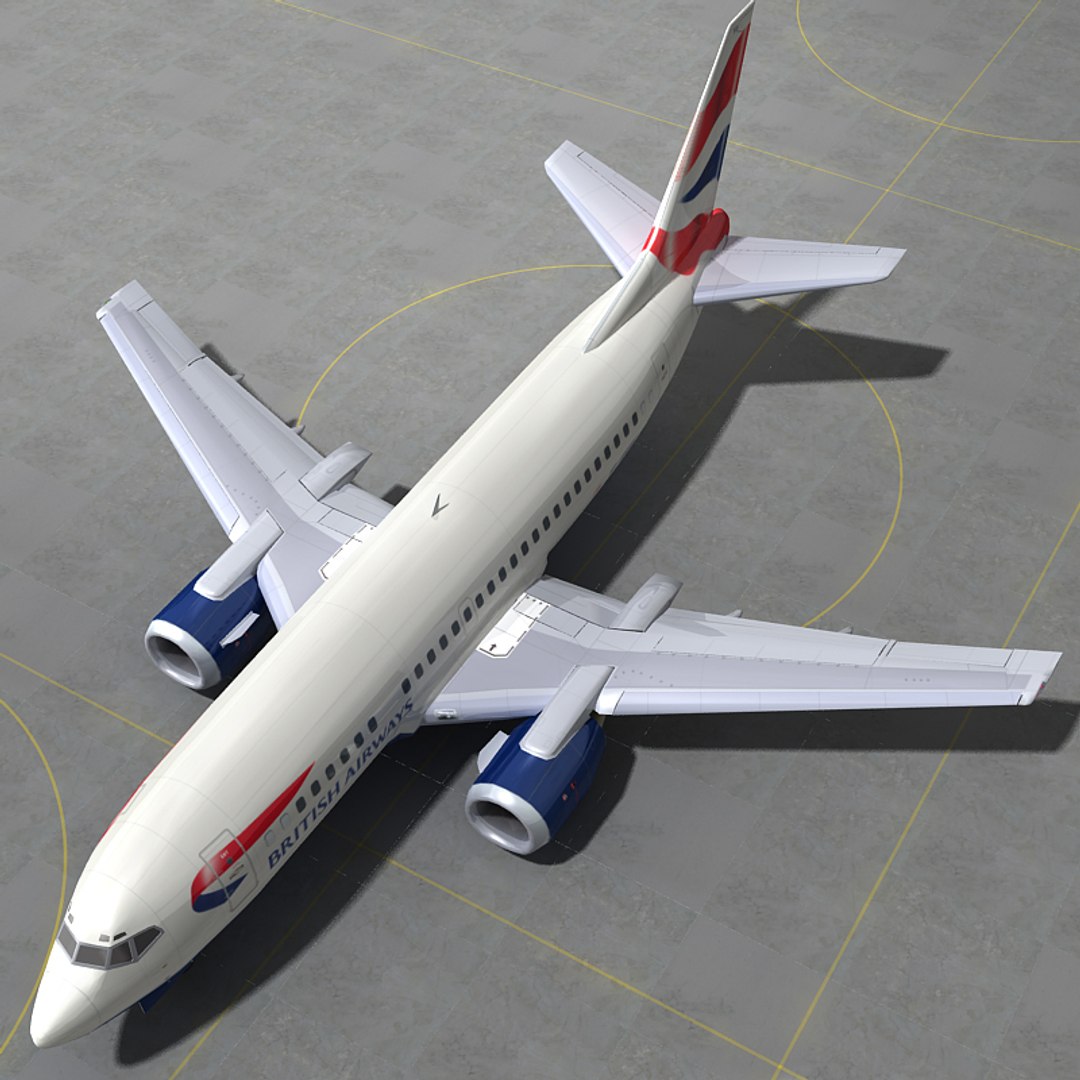 3d boeing 737 500 - model