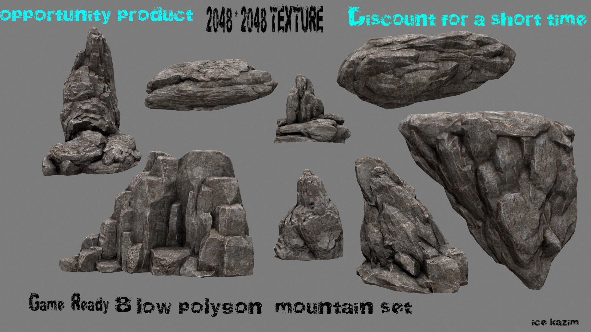 rock ready 3d model