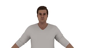 3D Realistic fat man