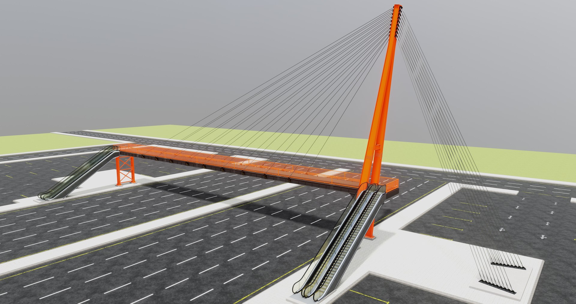 Rope Tension Pedestrian Overpass Escalator 3D model https://p.turbosquid.com/ts-thumb/M0/ikwFjZ/A9/6/jpg/1734095273/1920x1080/fit_q87/c806fbbc5bbfa305c5c59826f02ef70e0d132b39/6.jpg