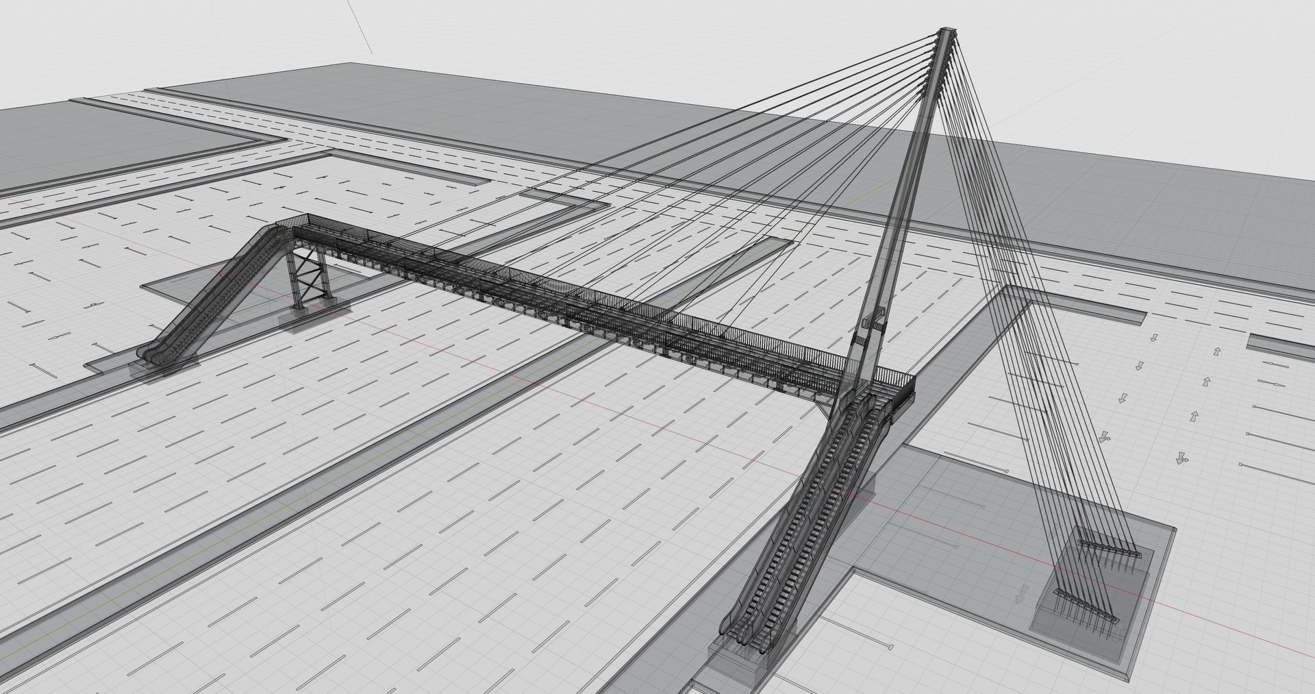 Rope Tension Pedestrian Overpass Escalator 3D model https://p.turbosquid.com/ts-thumb/M0/ikwFjZ/L1/45/jpg/1734095351/1920x1080/fit_q87/7a9393622c5d53c14ff527b2f68fd6272adcbf7e/45.jpg