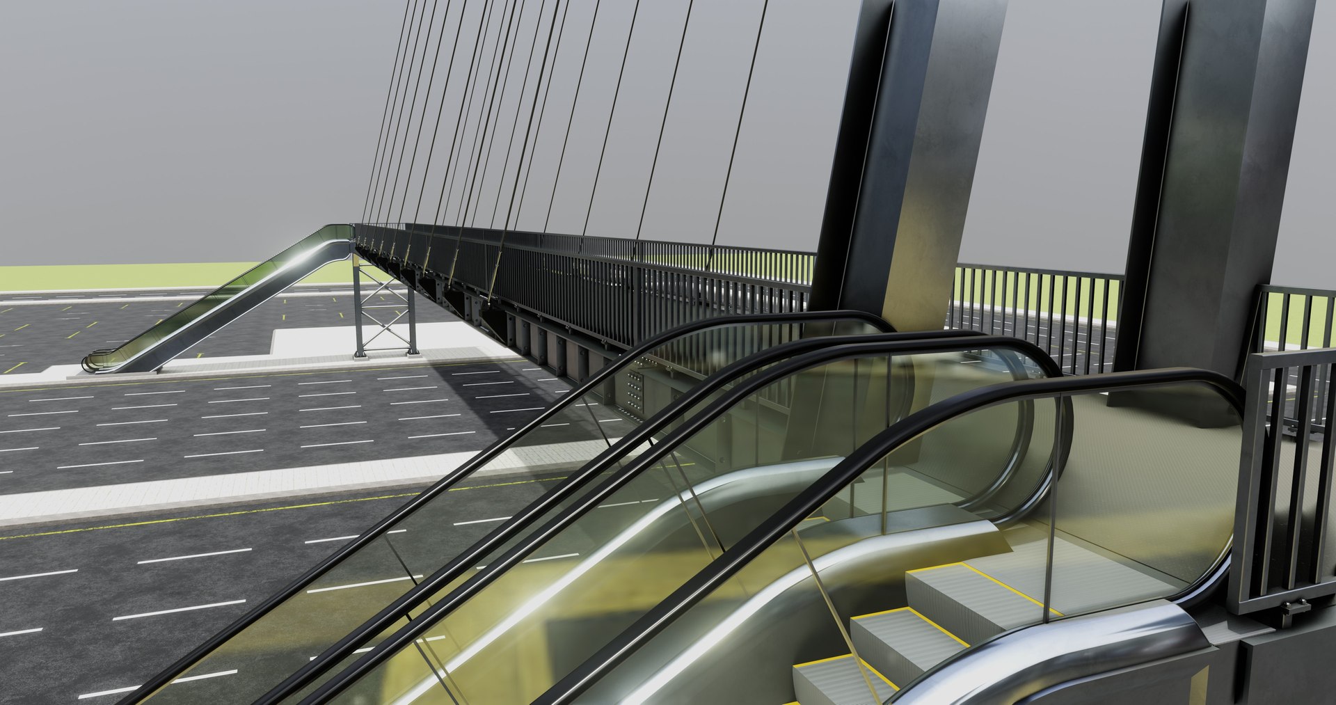 Rope Tension Pedestrian Overpass Escalator 3D model https://p.turbosquid.com/ts-thumb/M0/ikwFjZ/Mn/36/jpg/1734095333/1920x1080/fit_q87/0d42ed7a888c67ab066eb8b669951de32efc3697/36.jpg