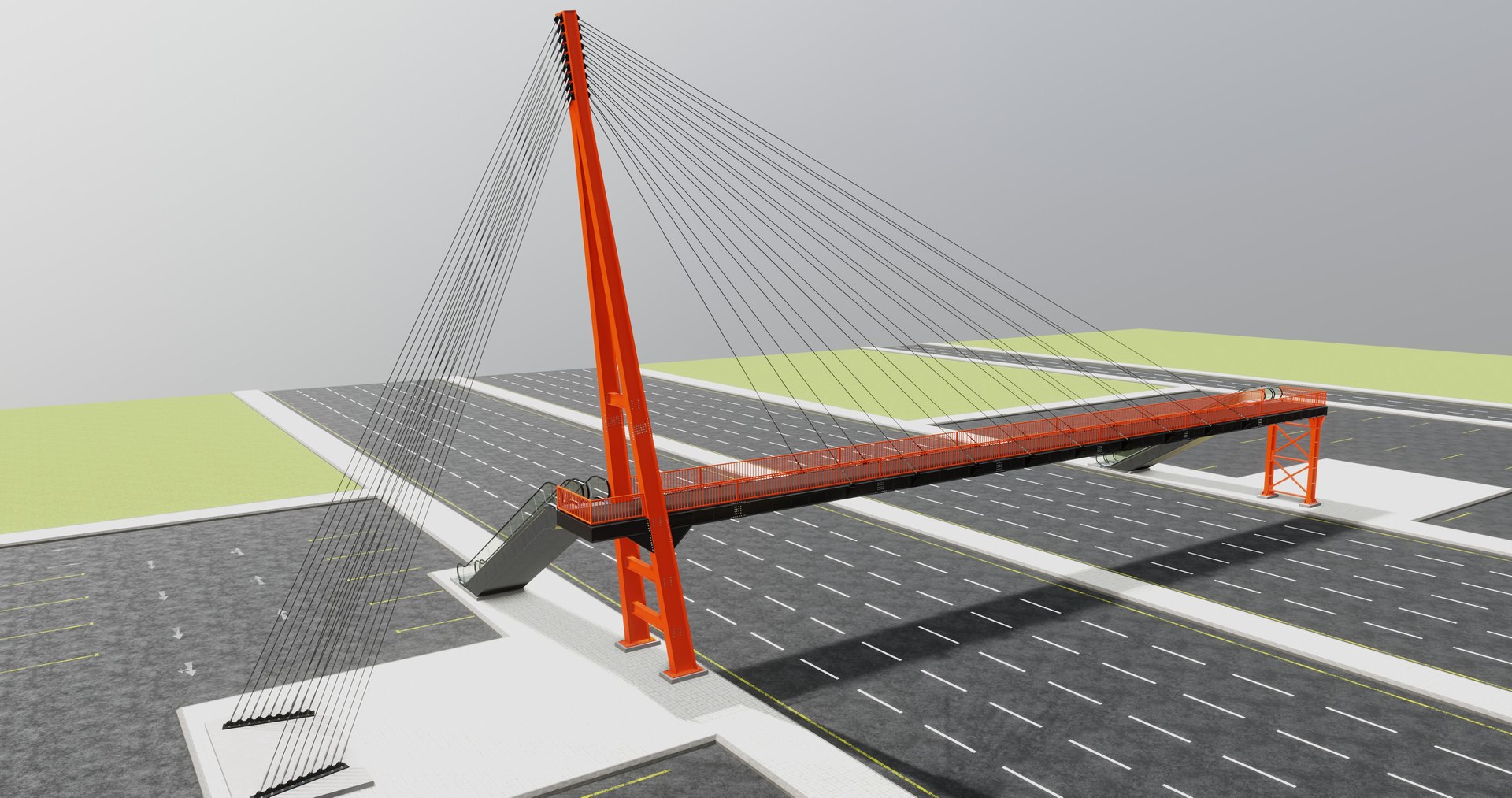 Rope Tension Pedestrian Overpass Escalator 3D model https://p.turbosquid.com/ts-thumb/M0/ikwFjZ/RD/9/jpg/1734095296/1920x1080/fit_q87/ee8207a5ff6837be56da3225ea3edb6320e1841b/9.jpg