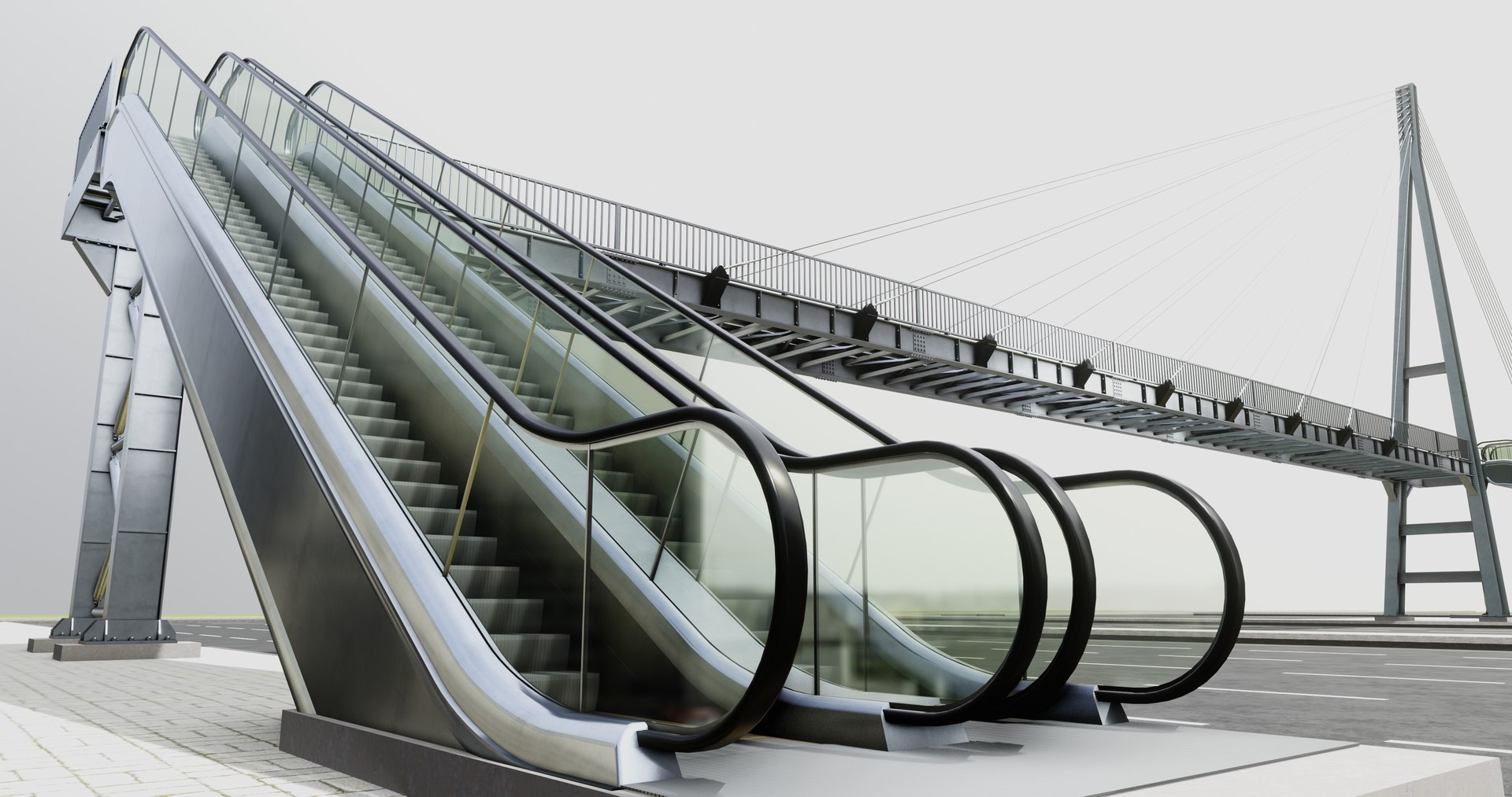 Rope Tension Pedestrian Overpass Escalator 3D model https://p.turbosquid.com/ts-thumb/M0/ikwFjZ/gM/38/jpg/1734095337/1920x1080/fit_q87/7f09c4e0772755794a33172afe1ae3a9b75b9c56/38.jpg