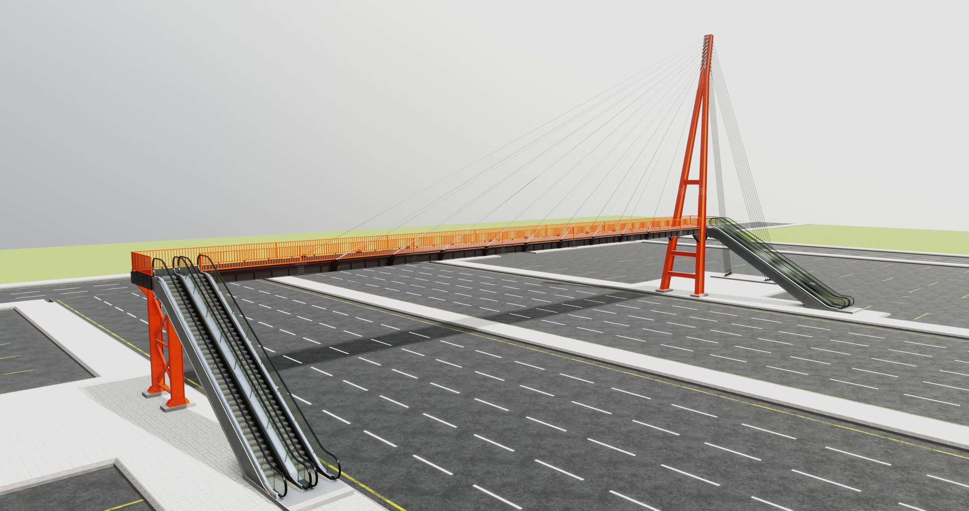Rope Tension Pedestrian Overpass Escalator 3D model https://p.turbosquid.com/ts-thumb/M0/ikwFjZ/nT/2/jpg/1734095190/1920x1080/fit_q87/f13c92e1c3369133d44821d4e308fcc4c141b387/2.jpg