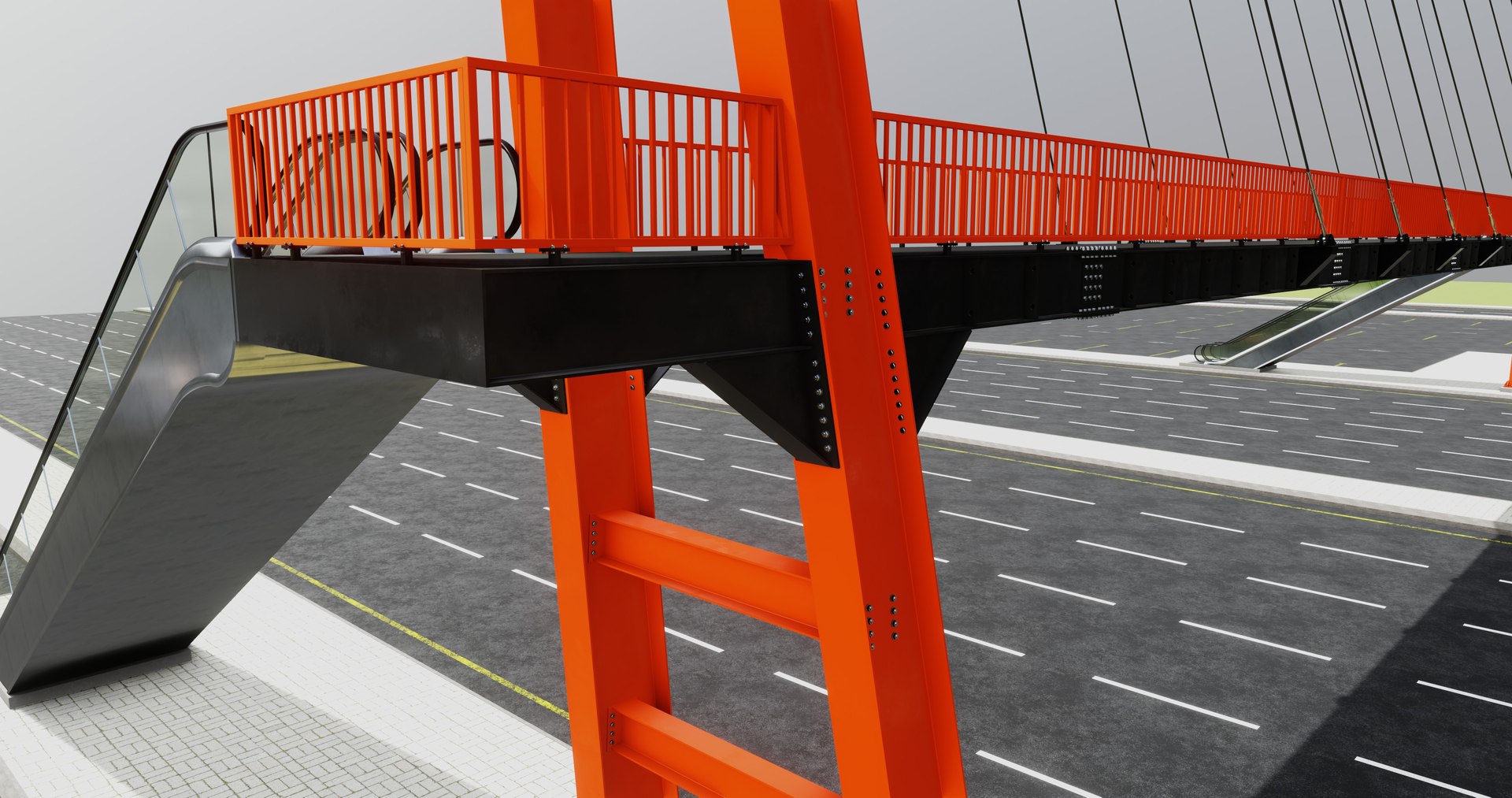 Rope Tension Pedestrian Overpass Escalator 3D model https://p.turbosquid.com/ts-thumb/M0/ikwFjZ/pi/23/jpg/1734095317/1920x1080/fit_q87/44c6290e70600395ba7d3fab805d86b4ebd3d3f8/23.jpg