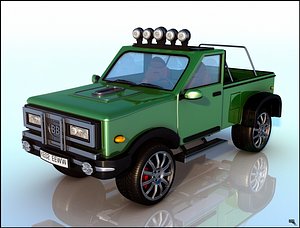 pick-up truck 3d max