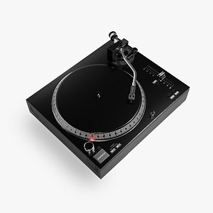 Turntable Vinly Record Player 3D model