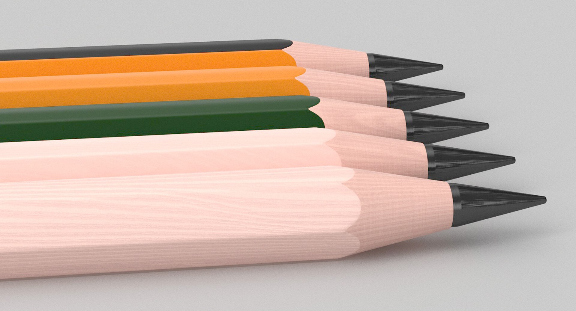 Graphite Wooden Pen Pencil 3D Model - TurboSquid 1256443