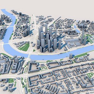 3D Federation Tower Mercury City Tower Moscow Russia