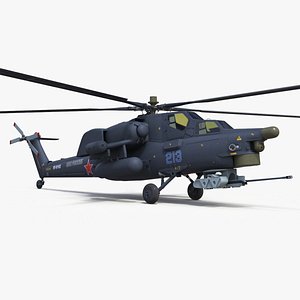 Mi-28 Havoc Russian Attack Helicopter 3D model