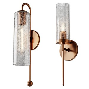 Pencil Arm Sconce and Beverly Hills Sconce 3D