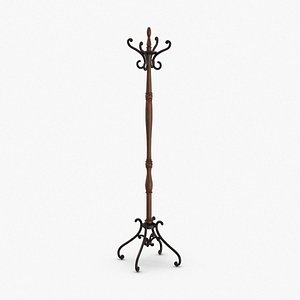 3D model classical-coat-rack