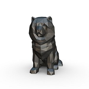 3D Chowchow dog model