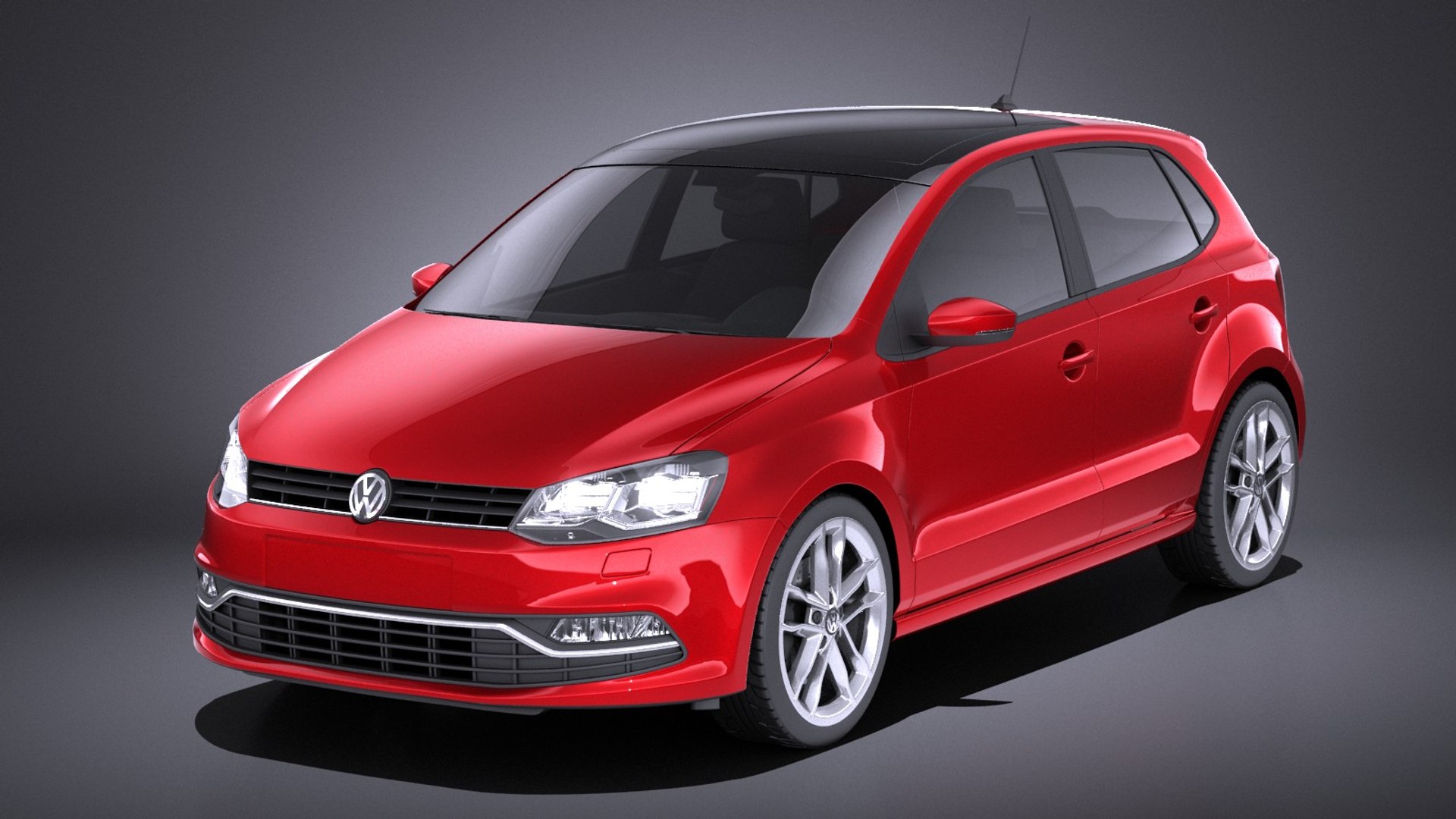 2015 Volkswagen Polo 3D Model TurboSquid 1292657