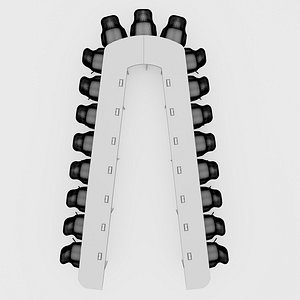 3D model meeting table