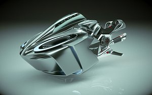 T Hover Bike 07 model