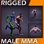 Cuerpo Realista Masculino - Conjunto Rigged 01 (1)