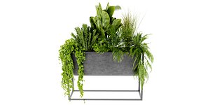 Collection plant vol 448 - blender model 3D model