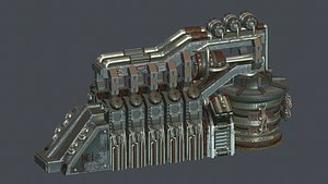 laboratory generator 3D model