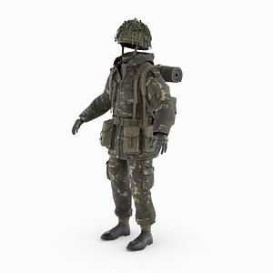 Paratrooper - Falklands War Military Soldier Uniform