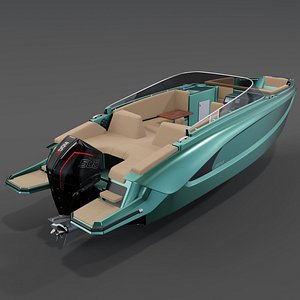 Flynt 756 Outboard 3D Rendering PBR 3D